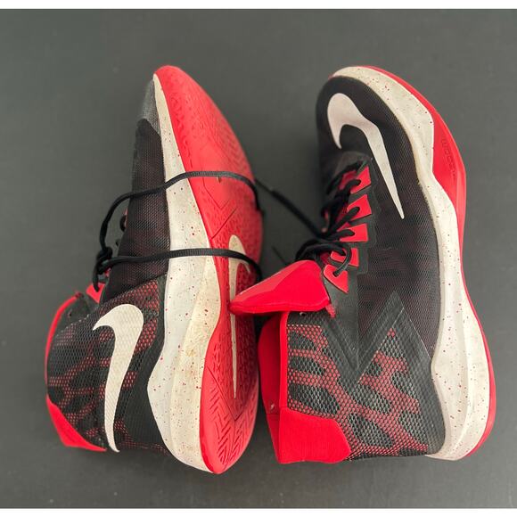 Men’s Nike Zoom Devosion 844592-005 Black University Red Basketball Shoes, 12 - Picture 1 of 8